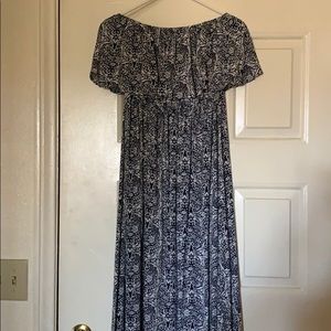 Strapless maxi dress😎